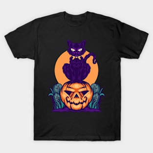 Sir Fancy Halloween Kitty T-Shirt